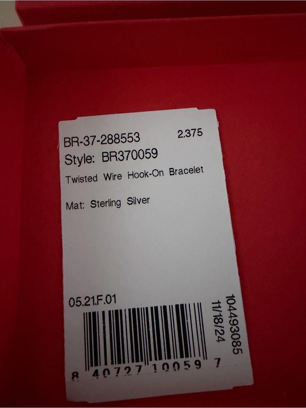 James Avery Silver Twisted Rope Bangle in Sterling Silver - Picture 5 of 5